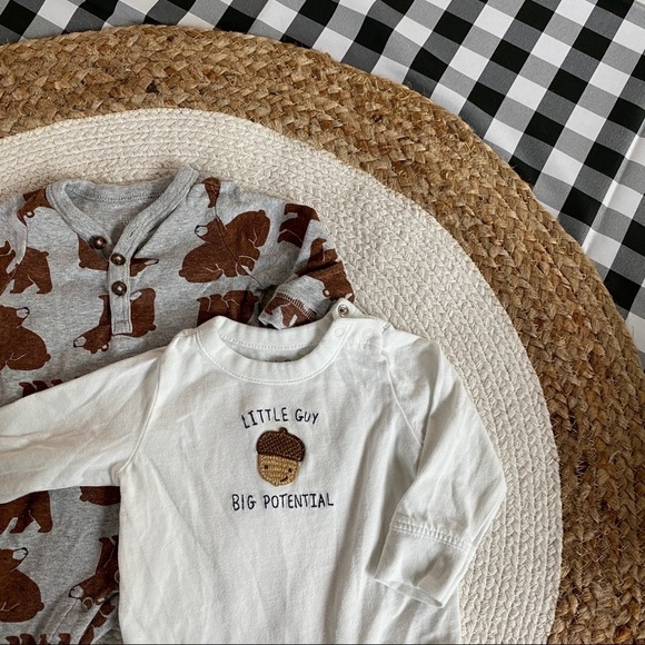 GAP + Carter’s Onesie Romper Bundle - Picture 2 of 7